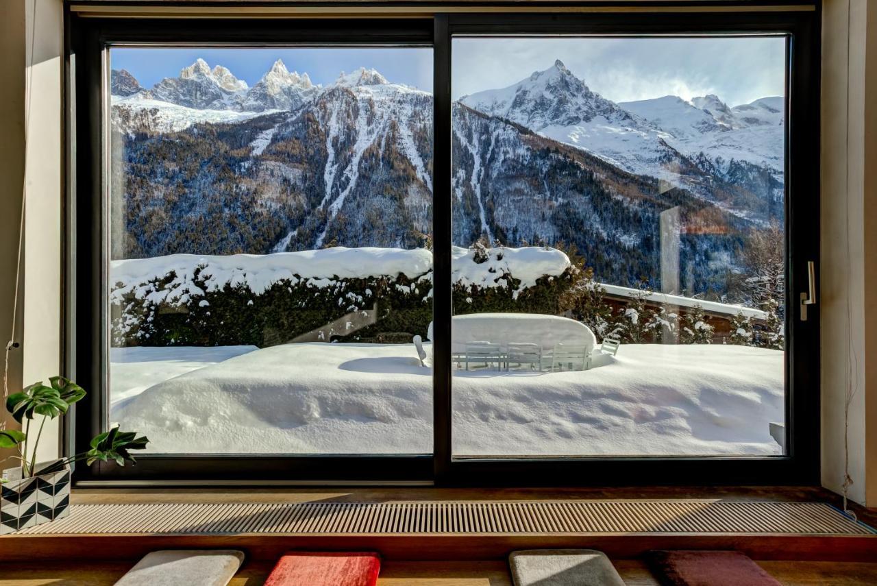 Villa Chalet Safari. Face Au Mont-Blanc. Chamonix Exterior foto